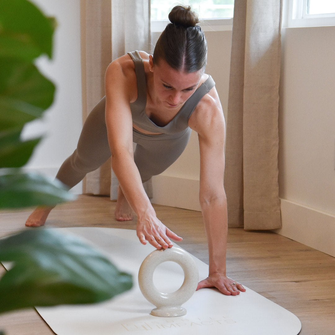 Dekoracyjny ciężarek 4 kg | Pojedynczy | Estetyczny hantel | AURA